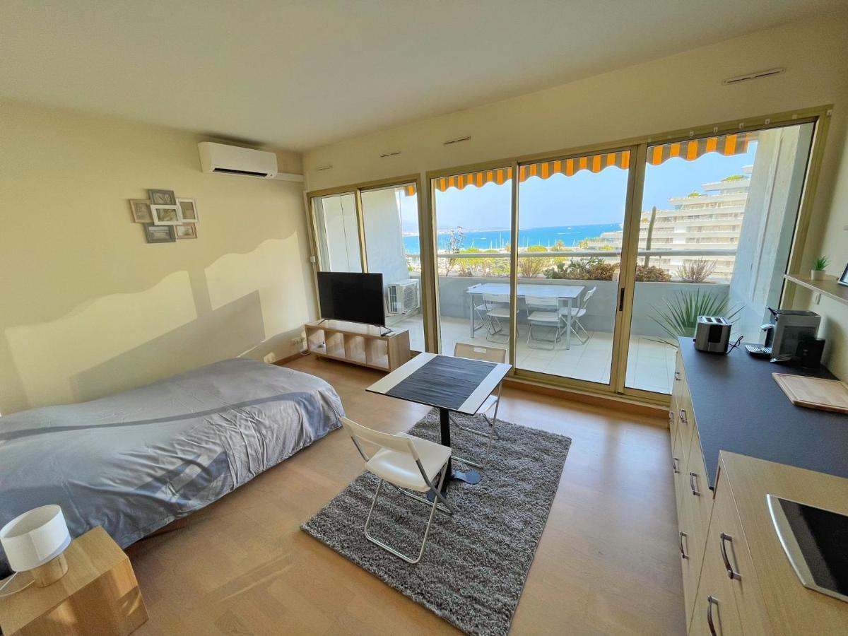 #901 Marina Riviera Bay - Studio Vue Mer Et Port Panoramique Villeneuve-Loubet Esterno foto